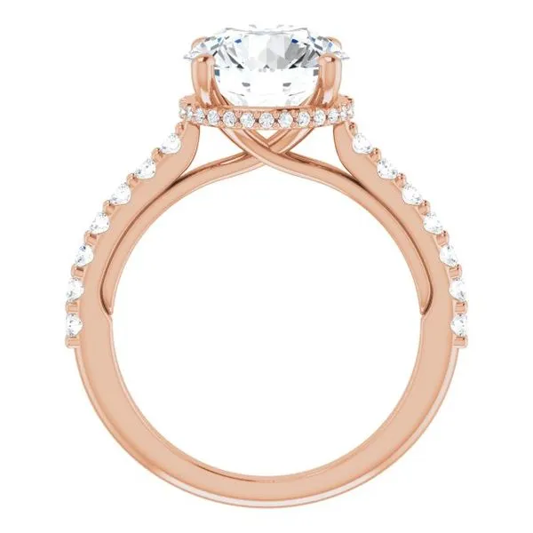 Hidden Halo-Style Engagement Ring Image 2 Clater Jewelers Louisville, KY