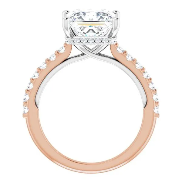 Hidden Halo-Style Engagement Ring Image 2 Rox Atlanta Jewelers Decatur, GA