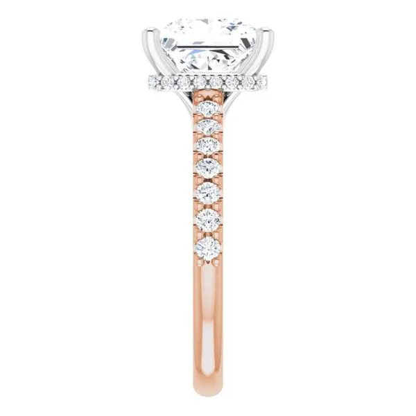 Hidden Halo-Style Engagement Ring Image 4 Clater Jewelers Louisville, KY