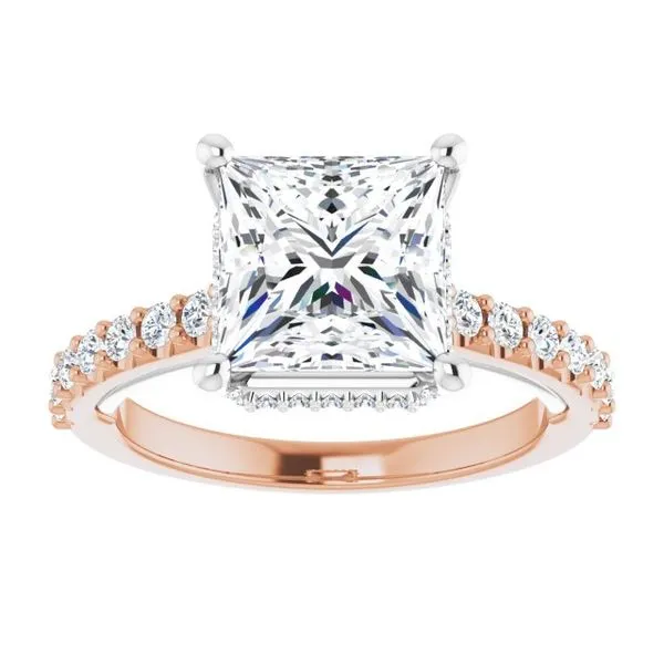 Hidden Halo-Style Engagement Ring Image 3 Shipley's Fine Jewelry Hampstead, MD