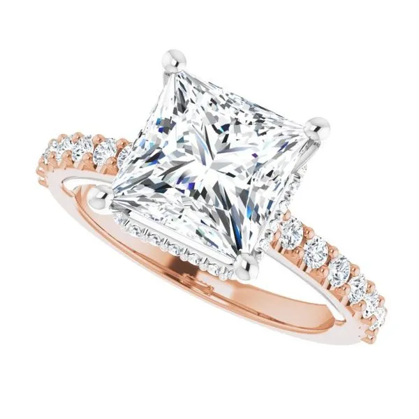 Hidden Halo-Style Engagement Ring Image 5 Clater Jewelers Louisville, KY