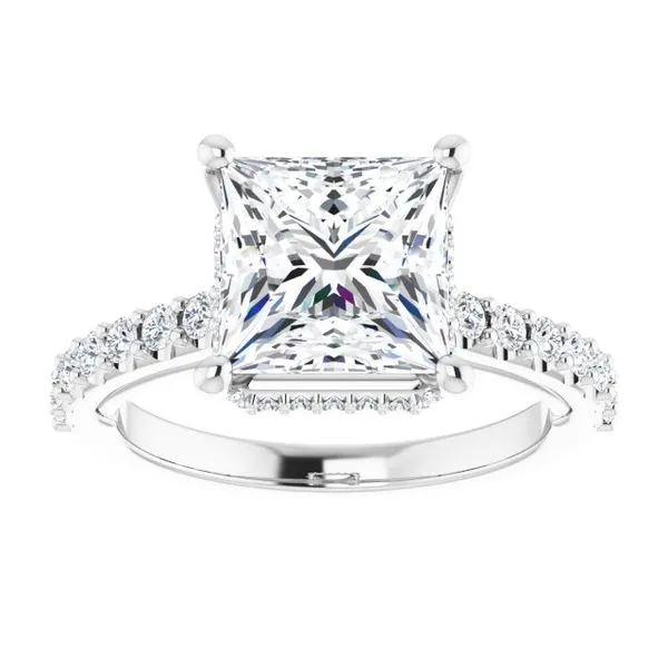 Hidden Halo-Style Engagement Ring Image 3 Arezzo Jewelers Elmwood Park, IL