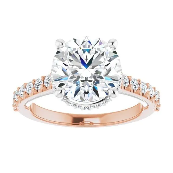 Hidden Halo-Style Engagement Ring Image 3 Golden Sails Jewelers, Inc. Saint Petersburg, FL