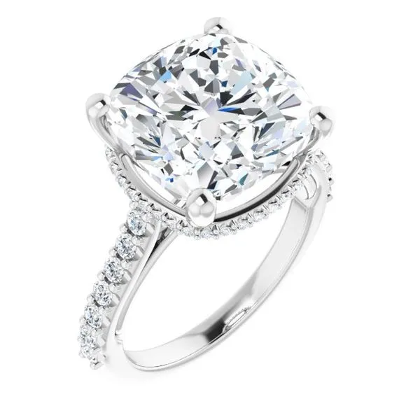 Hidden Halo-Style Engagement Ring Arezzo Jewelers Elmwood Park, IL