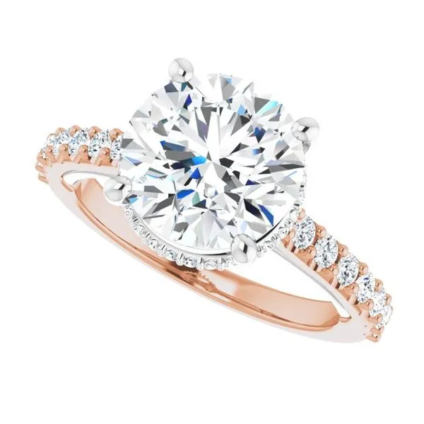 Hidden Halo-Style Engagement Ring Image 5 Clater Jewelers Louisville, KY