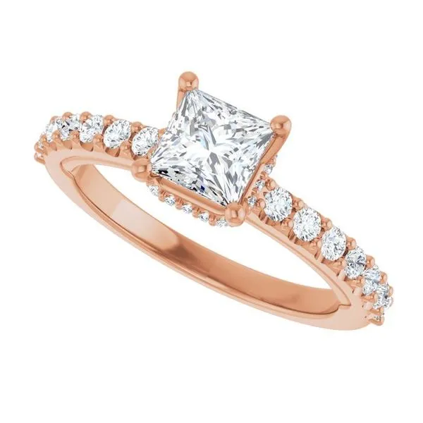 Hidden Halo-Style Engagement Ring Image 5 Arezzo Jewelers Elmwood Park, IL