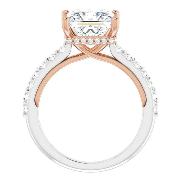 Hidden Halo-Style Engagement Ring Image 2 Clater Jewelers Louisville, KY