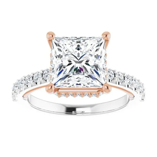 Hidden Halo-Style Engagement Ring Image 3 Arezzo Jewelers Elmwood Park, IL