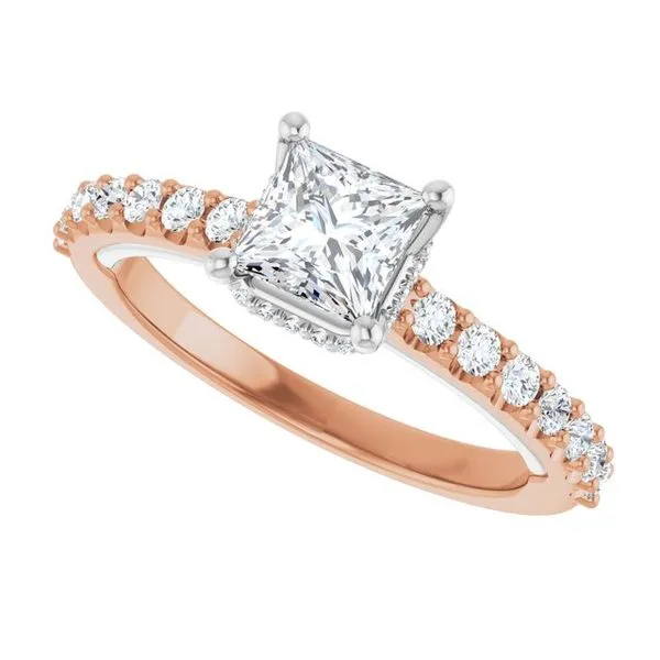 Hidden Halo-Style Engagement Ring Image 5 Clater Jewelers Louisville, KY