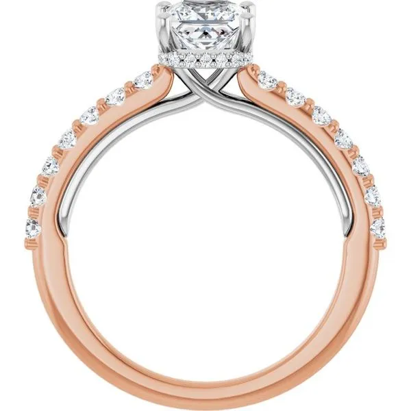 Hidden Halo-Style Engagement Ring Image 2 Clater Jewelers Louisville, KY