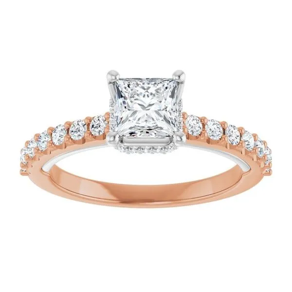 Hidden Halo-Style Engagement Ring Image 3 Rox Atlanta Jewelers Decatur, GA