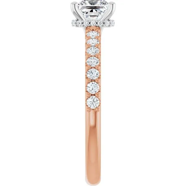 Hidden Halo-Style Engagement Ring Image 4 Clater Jewelers Louisville, KY