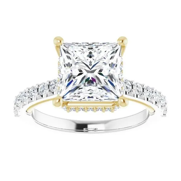 Hidden Halo-Style Engagement Ring Image 3 Arezzo Jewelers Elmwood Park, IL