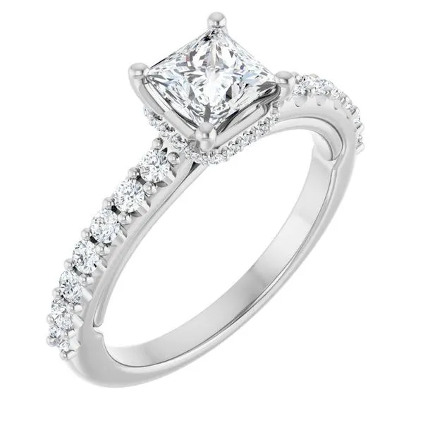 Hidden Halo-Style Engagement Ring Rox Atlanta Jewelers Decatur, GA