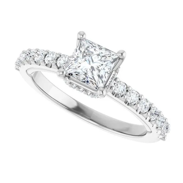 Hidden Halo-Style Engagement Ring Image 5 Austin's Fine Diamonds & Jewelry Lyndhurst, NJ