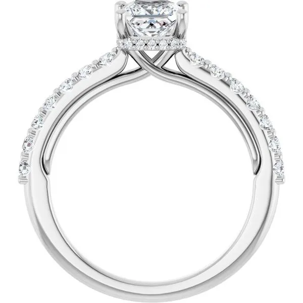 Hidden Halo-Style Engagement Ring Image 2 Rox Atlanta Jewelers Decatur, GA