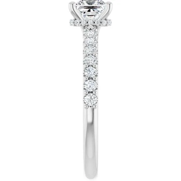 Hidden Halo-Style Engagement Ring Image 4 Rox Atlanta Jewelers Decatur, GA