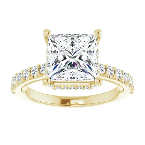 Hidden Halo-Style Engagement Ring Image 3 Rox Atlanta Jewelers Decatur, GA