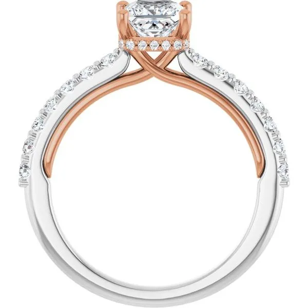 Hidden Halo-Style Engagement Ring Image 2 Golden Sails Jewelers, Inc. Saint Petersburg, FL