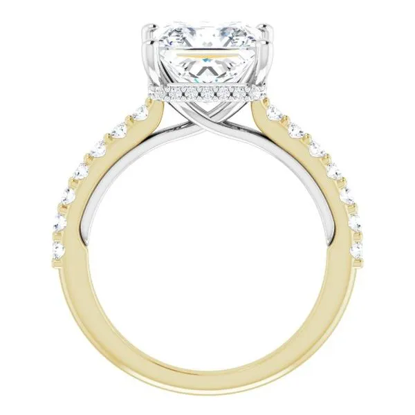 Hidden Halo-Style Engagement Ring Image 2 Arezzo Jewelers Elmwood Park, IL