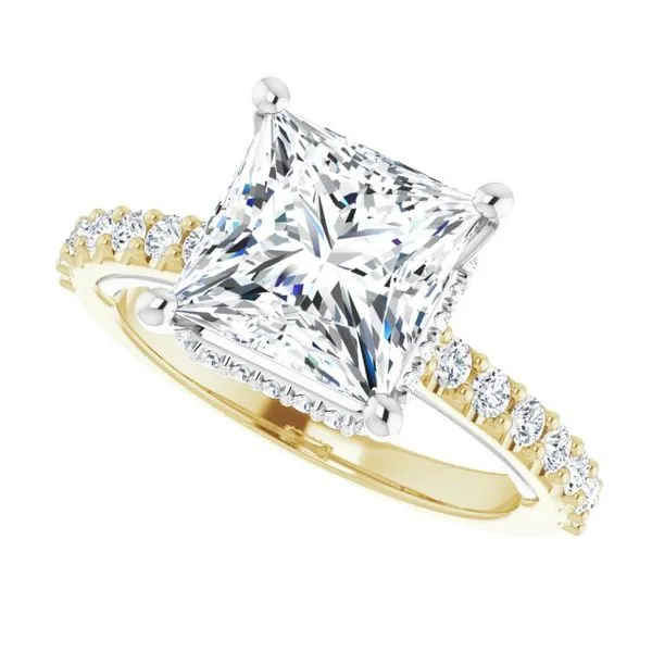 Hidden Halo-Style Engagement Ring Image 5 Paul James Jewelers Angels Camp, CA