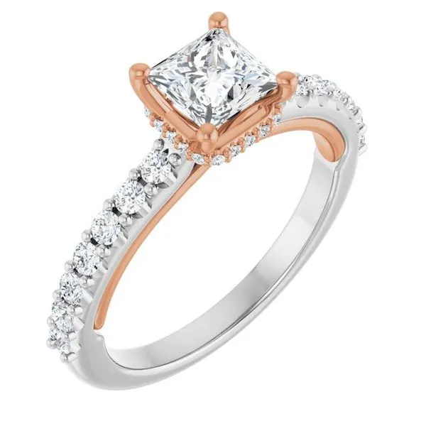 Hidden Halo-Style Engagement Ring Raleigh Diamond Fine Jewelry Raleigh, NC