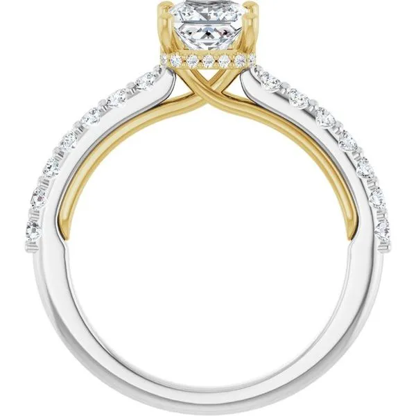 Hidden Halo-Style Engagement Ring Image 2 Austin's Fine Diamonds & Jewelry Lyndhurst, NJ