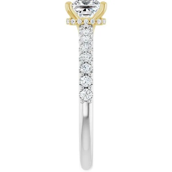 Hidden Halo-Style Engagement Ring Image 4 Austin's Fine Diamonds & Jewelry Lyndhurst, NJ