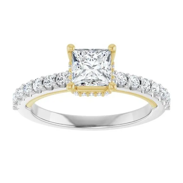 Hidden Halo-Style Engagement Ring Image 3 Shipley's Fine Jewelry Hampstead, MD