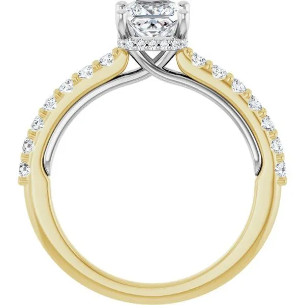 Hidden Halo-Style Engagement Ring Image 2 Clater Jewelers Louisville, KY