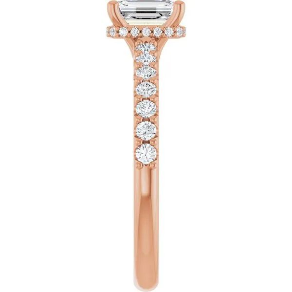 Hidden Halo-Style Engagement Ring Image 4 Golden Sails Jewelers, Inc. Saint Petersburg, FL