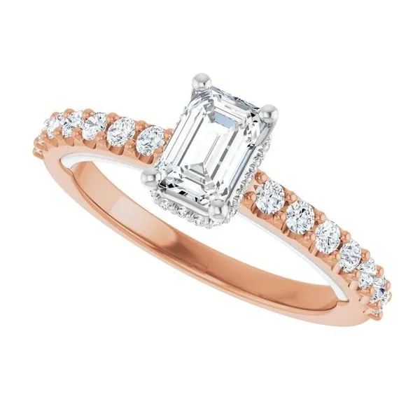 Hidden Halo-Style Engagement Ring Image 5 Arezzo Jewelers Elmwood Park, IL