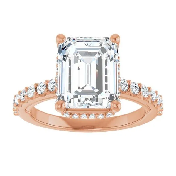 Hidden Halo-Style Engagement Ring Image 3 Arezzo Jewelers Elmwood Park, IL