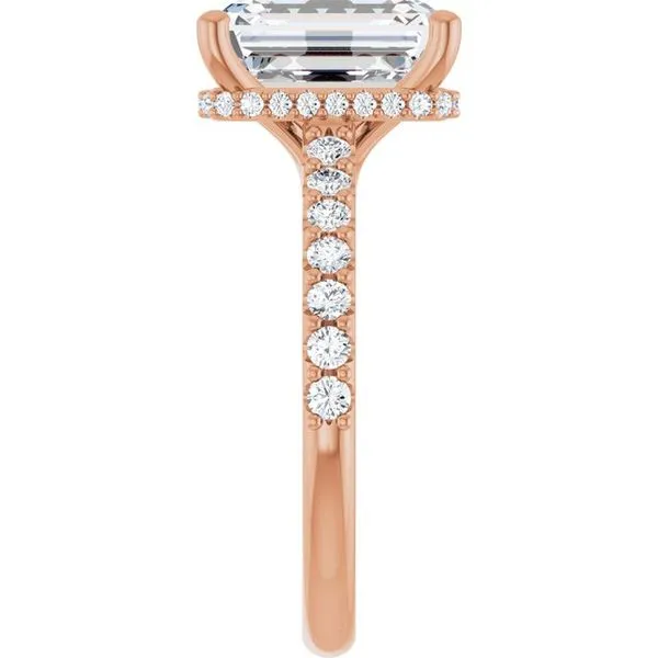 Hidden Halo-Style Engagement Ring Image 4 Clater Jewelers Louisville, KY