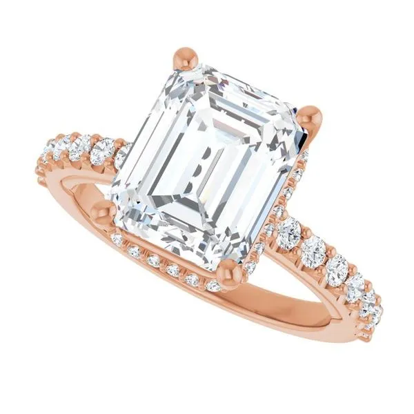 Hidden Halo-Style Engagement Ring Image 5 Clater Jewelers Louisville, KY