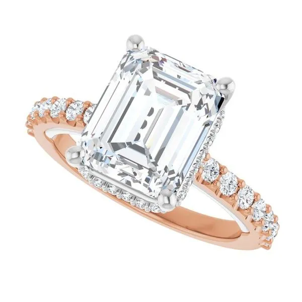 Hidden Halo-Style Engagement Ring Image 5 Arezzo Jewelers Elmwood Park, IL