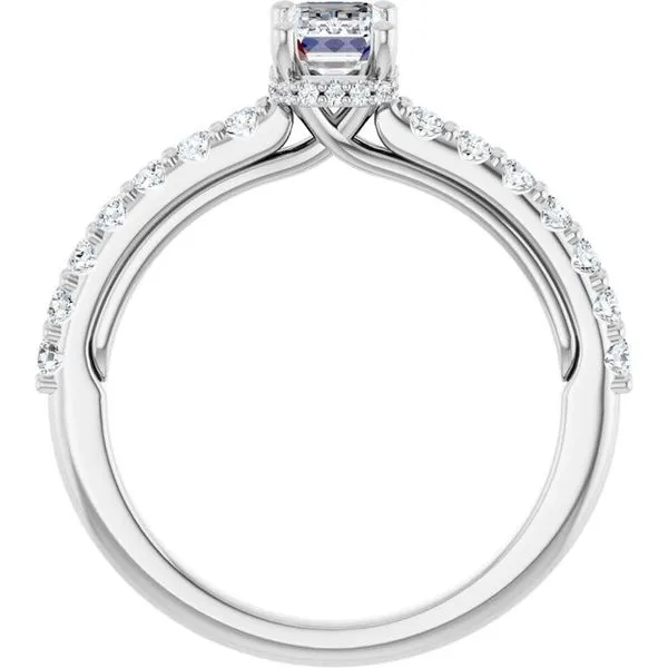 Hidden Halo-Style Engagement Ring Image 2 Arezzo Jewelers Elmwood Park, IL