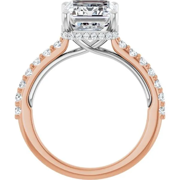Hidden Halo-Style Engagement Ring Image 2 Arezzo Jewelers Elmwood Park, IL