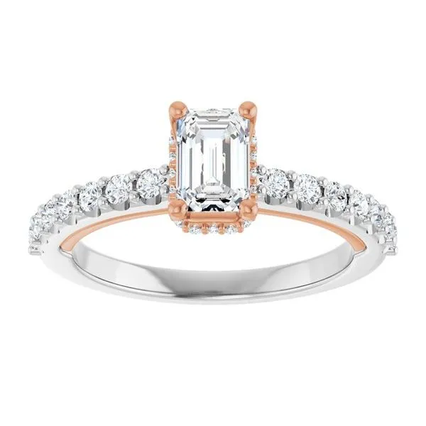 Hidden Halo-Style Engagement Ring Image 3 Arezzo Jewelers Elmwood Park, IL