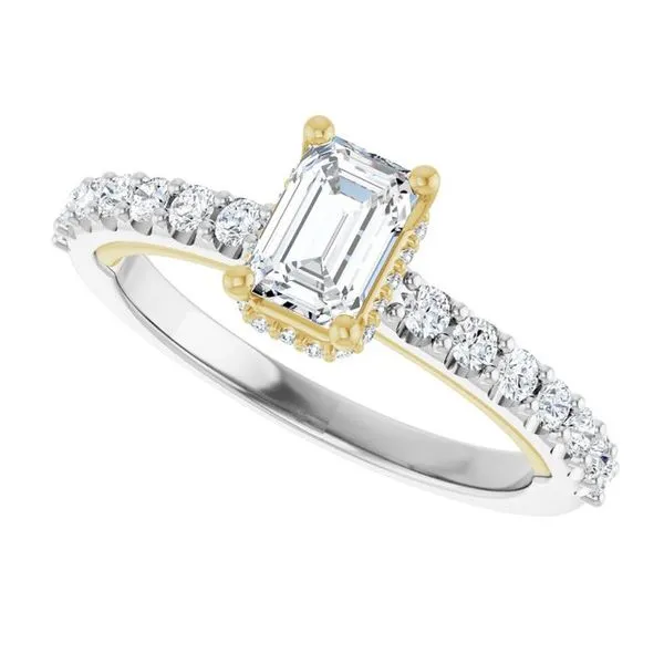 Hidden Halo-Style Engagement Ring Image 5 Shipley's Fine Jewelry Hampstead, MD