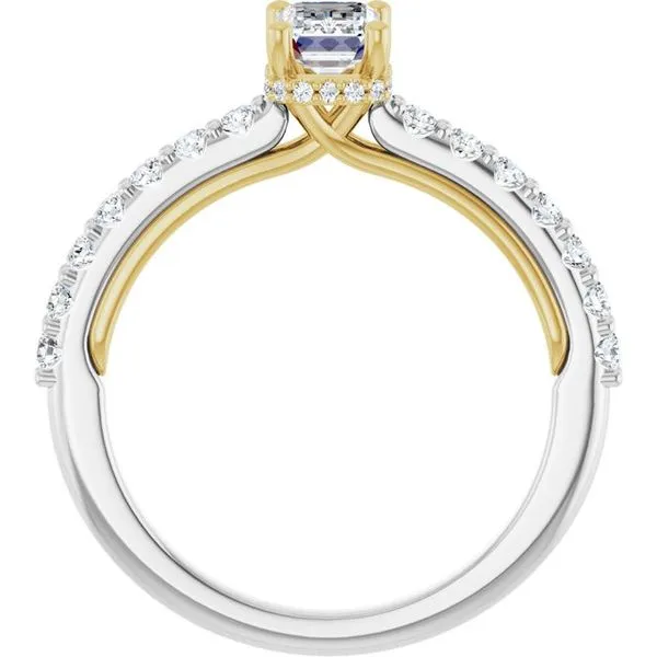 Hidden Halo-Style Engagement Ring Image 2 Eskews Fine Jewelers Lee's Summit, MO