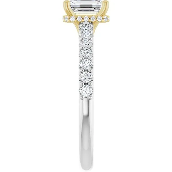 Hidden Halo-Style Engagement Ring Image 4 Eskews Fine Jewelers Lee's Summit, MO