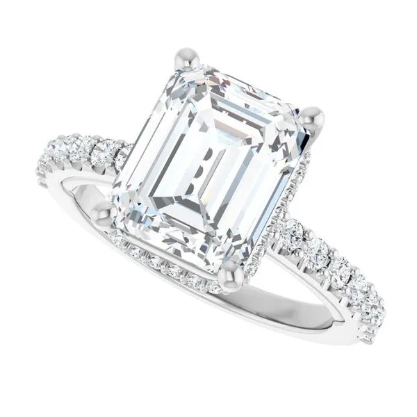 Hidden Halo-Style Engagement Ring Image 5 Dripping Diamonds Dripping Springs, TX