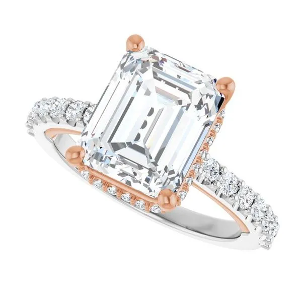 Hidden Halo-Style Engagement Ring Image 5 Rox Atlanta Jewelers Decatur, GA