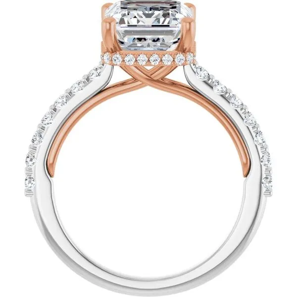 Hidden Halo-Style Engagement Ring Image 2 Arezzo Jewelers Elmwood Park, IL