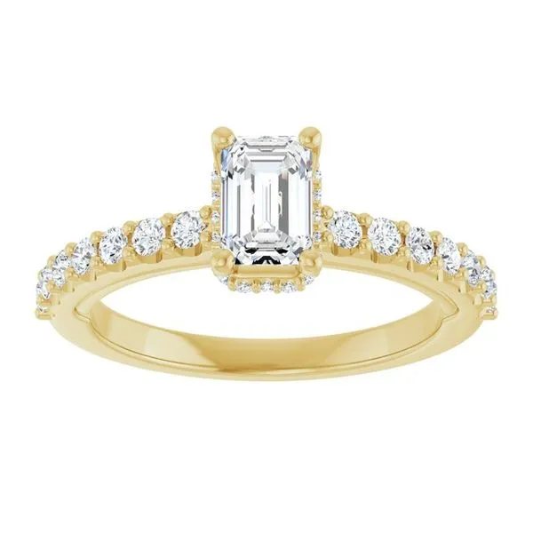 Hidden Halo-Style Engagement Ring Image 3 Mark Jewellers La Crosse, WI