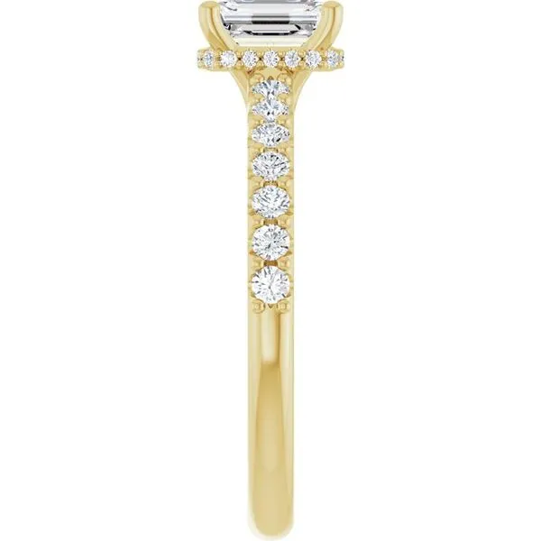 Hidden Halo-Style Engagement Ring Image 4 Rox Atlanta Jewelers Decatur, GA