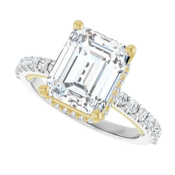 Hidden Halo-Style Engagement Ring Image 5 Vulcan's Forge LLC KANSAS CITY, MO