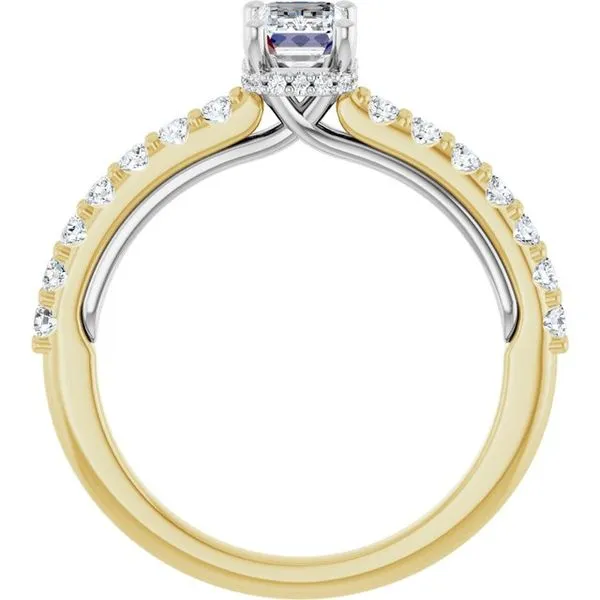 Hidden Halo-Style Engagement Ring Image 2 Rox Atlanta Jewelers Decatur, GA
