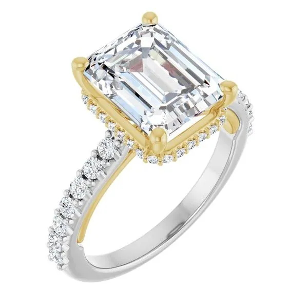 Hidden Halo-Style Engagement Ring Rox Atlanta Jewelers Decatur, GA